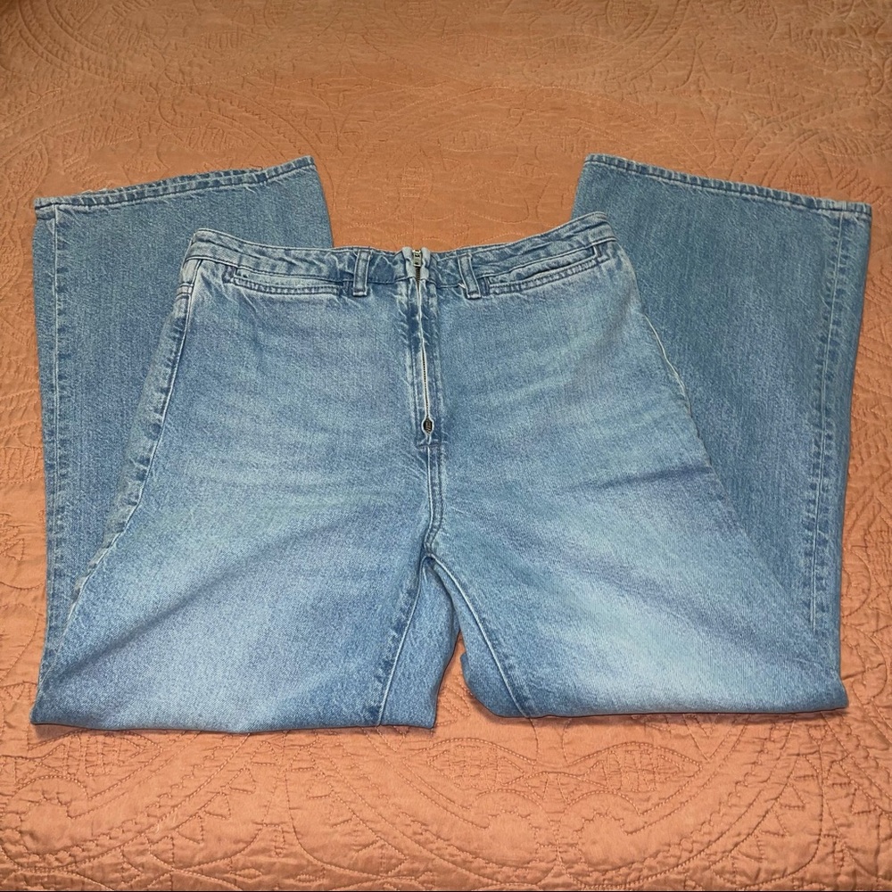 H&M Light Blue Wide Leg Jeans